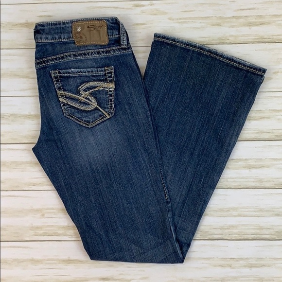 Silver Jeans Eden Medium Wash Jeans - Picture 1 of 9